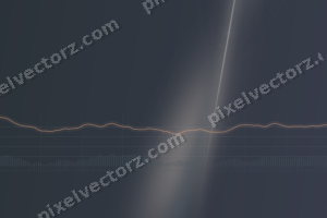 Leuchtender Neon Diagramm Hintergrund in Blau und Orange