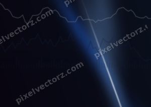 Leuchtender Neon Diagramm Hintergrund in Blau
