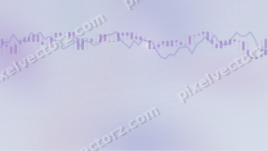 Zarter Pastell Diagramm Hintergrund in Violett und Blau