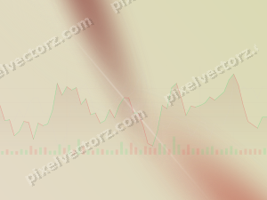 Zarter Pastell Diagramm Hintergrund in Dunkelrot und Dunkelgrün