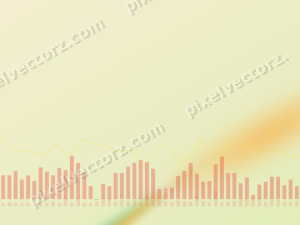 Zarter Pastell Diagramm Hintergrund in Rot und Orange