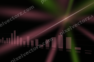 Leuchtender Neon Diagramm Hintergrund in Rosa und Limette
