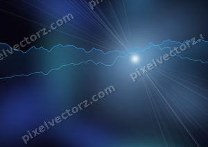 Leuchtender Neon Diagramm Hintergrund in Türkis und Blau