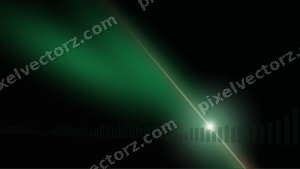 Leuchtender Neon Diagramm Hintergrund in Grün und Rot