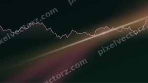 Leuchtender Neon Diagramm Hintergrund in Rosa und Bernstein