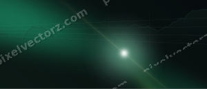 Leuchtender Neon Diagramm Hintergrund in Grün und Rot