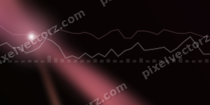 Leuchtender Neon Diagramm Hintergrund in Rosa und Rot