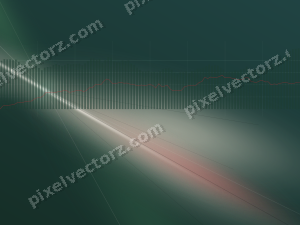 Leuchtender Neon Diagramm Hintergrund in Dunkelgrün und Rot