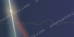 Leuchtender Neon Diagramm Hintergrund in Bernstein und Grün