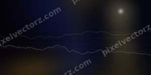 Leuchtender Neon Diagramm Hintergrund in Bernstein und Blau