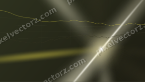 Leuchtender Neon Diagramm Hintergrund in Dunkelbernstein und Gelb
