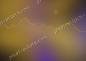 Leuchtender Neon Diagramm Hintergrund in Bernstein und Violett
