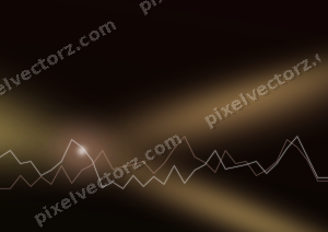 Leuchtender Neon Diagramm Hintergrund in Rot und Orange