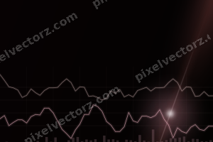 Leuchtender Neon Diagramm Hintergrund in Rosa und Rot