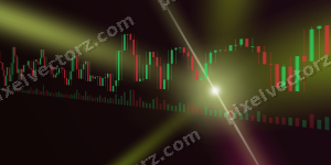 Leuchtender Neon Diagramm Hintergrund in Limette und Rosa