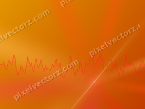 Leuchtender Neon Diagramm Hintergrund in Rot und Orange