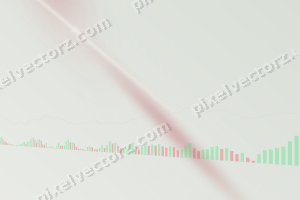 Zarter Pastell Diagramm Hintergrund in Rot und Blasslimette