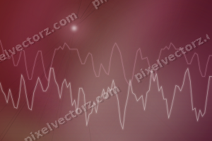 Leuchtender Neon Diagramm Hintergrund in Dunkelrosa und Gelb