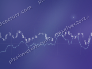 Leuchtender Neon Diagramm Hintergrund in Blau und Türkis