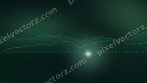 Leuchtender Neon Diagramm Hintergrund in Grün und Petrol