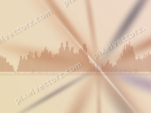 Zarter Pastell Diagramm Hintergrund in Orange und Blau