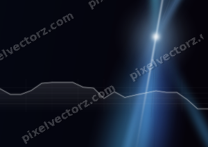 Leuchtender Neon Diagramm Hintergrund in Türkis und Blau