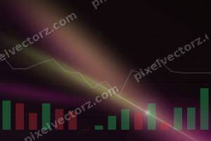 Leuchtender Neon Diagramm Hintergrund in Magenta und Limette