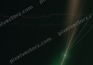 Leuchtender Neon Diagramm Hintergrund in Grün und Rot