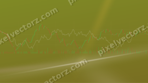 Leuchtender Neon Diagramm Hintergrund in Bernstein und Blassorange