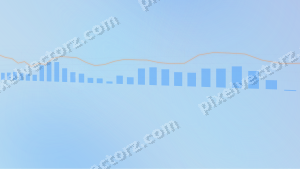 Zarter Pastell Diagramm Hintergrund in Blau und Rot
