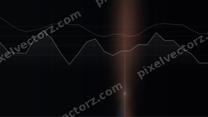 Leuchtender Neon Diagramm Hintergrund in Orange und Türkis