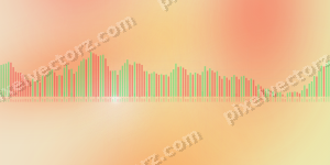 Zarter Pastell Diagramm Hintergrund in Rot und Orange