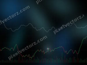 Leuchtender Neon Diagramm Hintergrund in Blau und Petrol