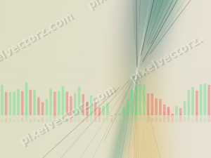 Zarter Pastell Diagramm Hintergrund in Bernstein und Grün