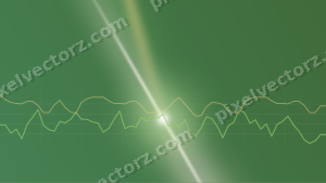 Leuchtender Neon Diagramm Hintergrund in Limette und Gelb