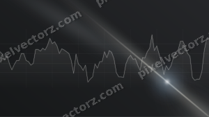 Leuchtender Neon Diagramm Hintergrund in Gelb und Grau