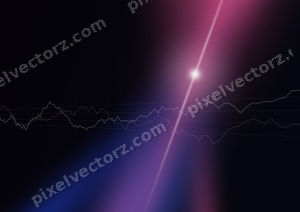 Leuchtender Neon Diagramm Hintergrund in Rosa und Blau