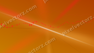Leuchtender Neon Diagramm Hintergrund in Rot und Orange