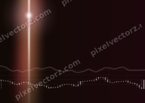 Leuchtender Neon Diagramm Hintergrund in Rosa und Rot