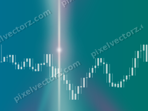 Leuchtender Neon Diagramm Hintergrund in Rosa und Orange