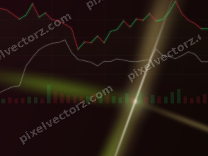 Leuchtender Neon Diagramm Hintergrund in Limette und Rosa