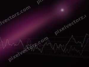 Leuchtender Neon Diagramm Hintergrund in Magenta und Limette