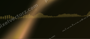 Leuchtender Neon Diagramm Hintergrund in Bernstein und Orange