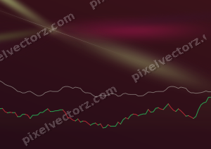 Leuchtender Neon Diagramm Hintergrund in Limette und Rosa