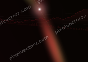 Leuchtender Neon Diagramm Hintergrund in Rot und Grün