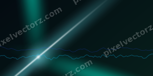 Leuchtender Neon Diagramm Hintergrund in Türkis und Petrol