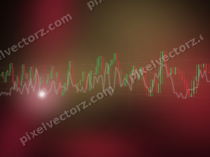 Leuchtender Neon Diagramm Hintergrund in Rosa und Rot