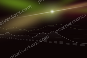 Leuchtender Neon Diagramm Hintergrund in Limette und Rosa
