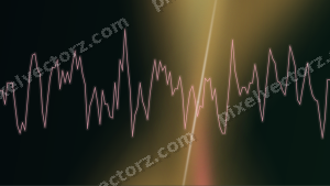 Leuchtender Neon Diagramm Hintergrund in Rosa und Bernstein
