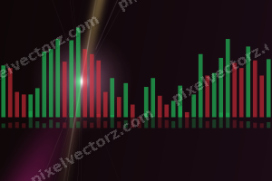 Leuchtender Neon Diagramm Hintergrund in Magenta und Rosa